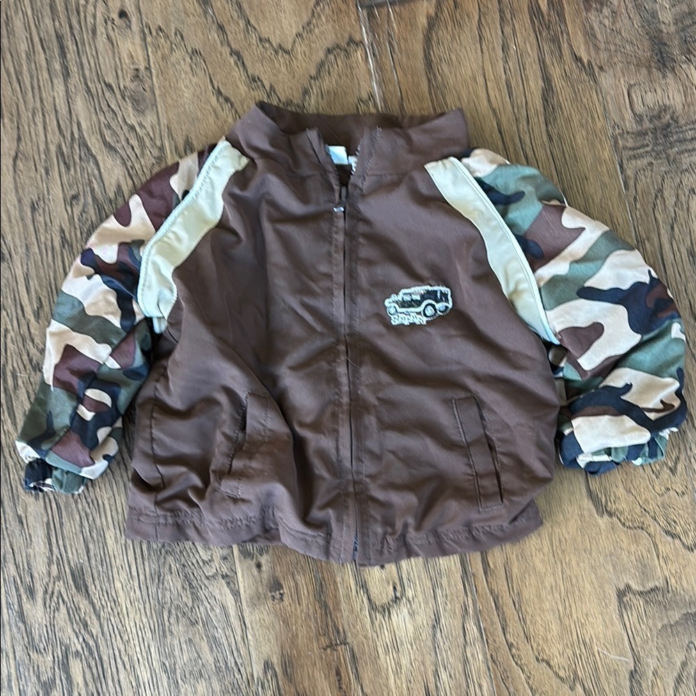 Vintage Kid’s Camo Zip Jacket